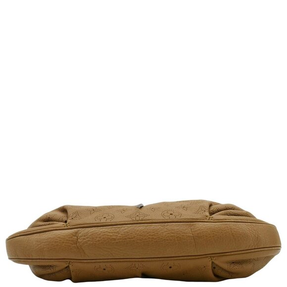 LOUIS VUITTON Selene PM Mahina Leather Tote Shoulder Bag Tan - Picture 9 of 12